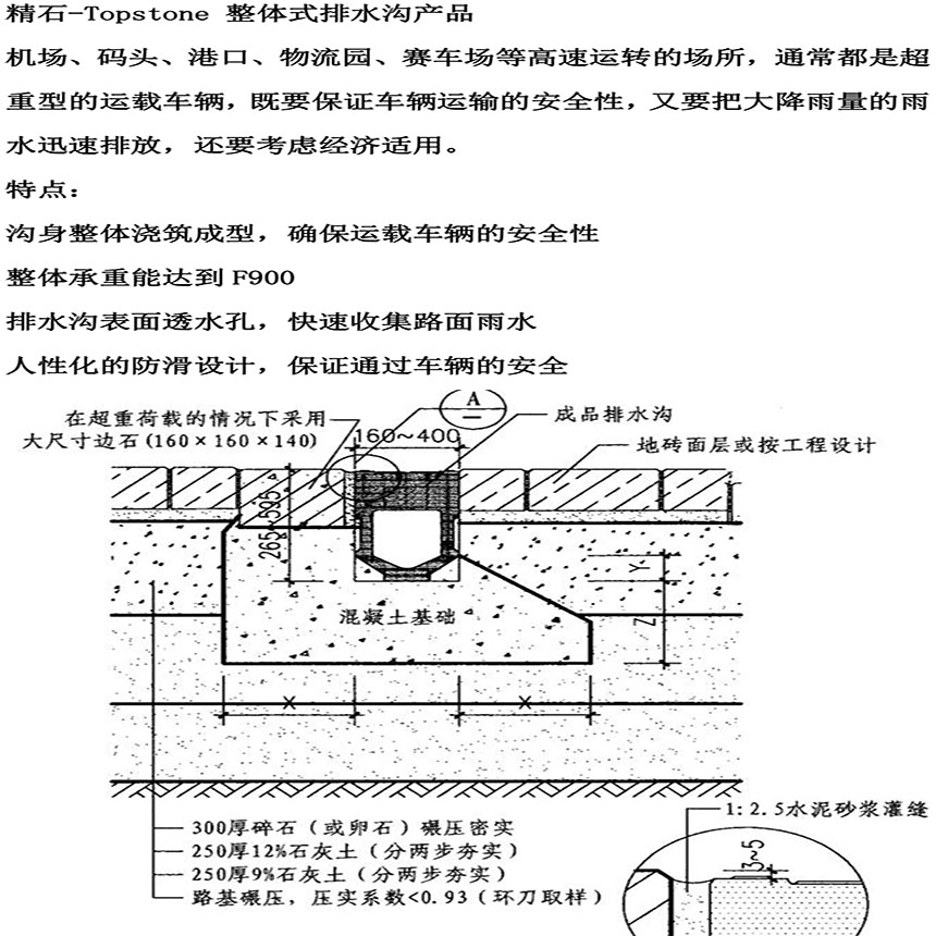 成品排水溝尺寸標(biāo)準(zhǔn)